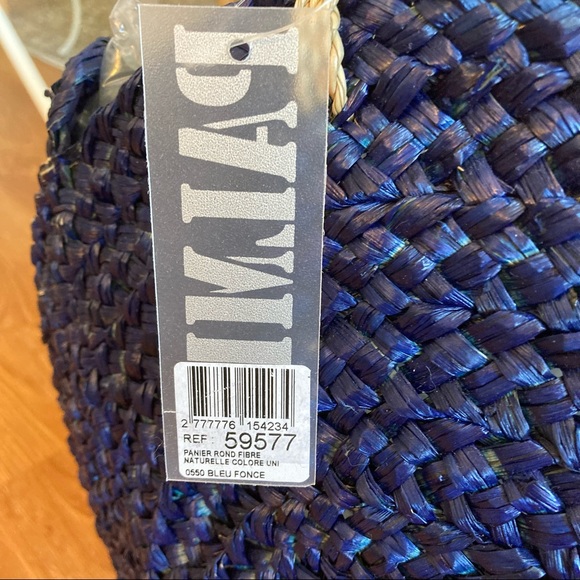 French round basket bag - Picture 3 of 4